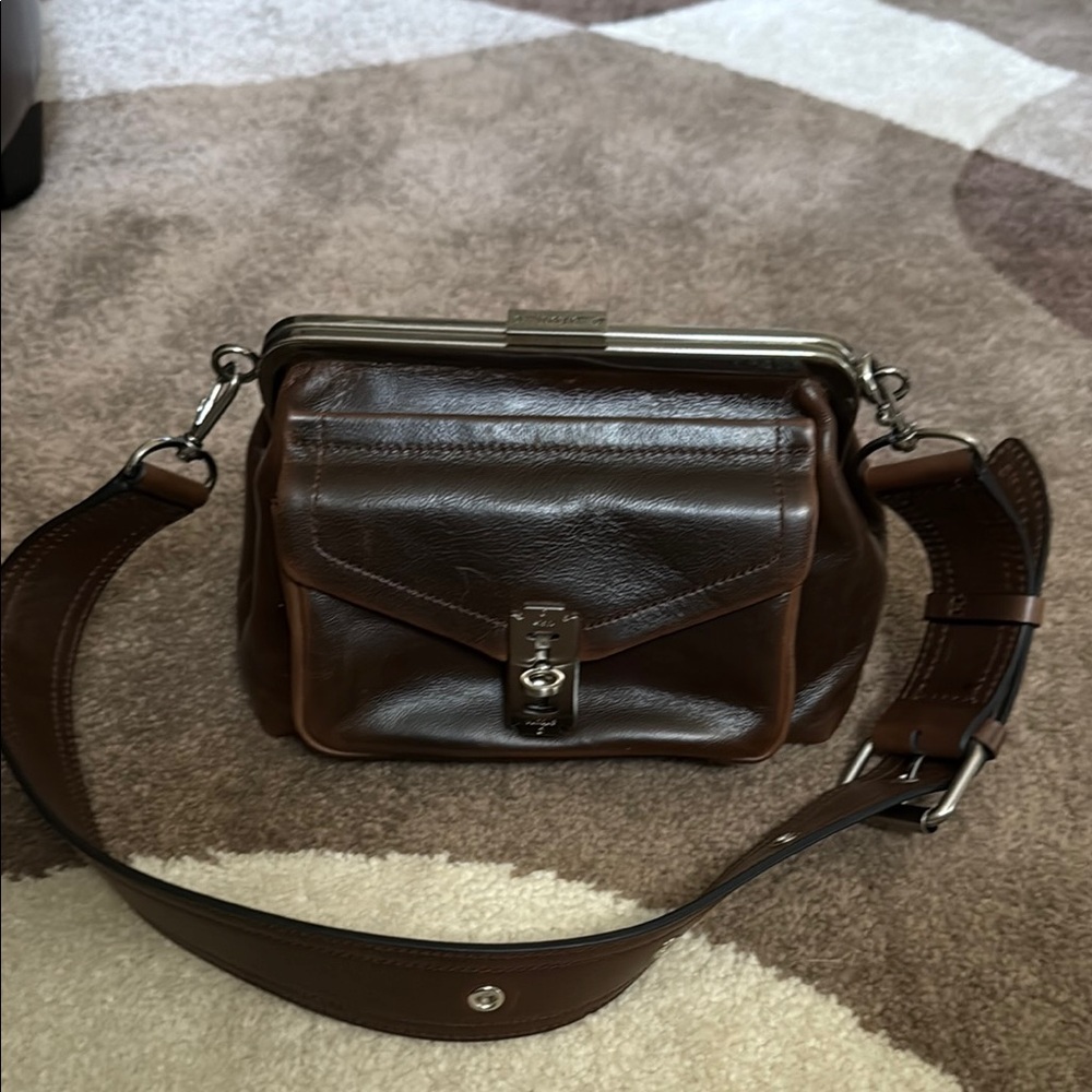 Korean bag from VunQue brown leather